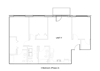3 Bedroom 2 Bath 2D Floorplan F Phase 2 3 Bedroom 2 Bath 2D Floorplan F, West Park Apartments, Tulsa, OK